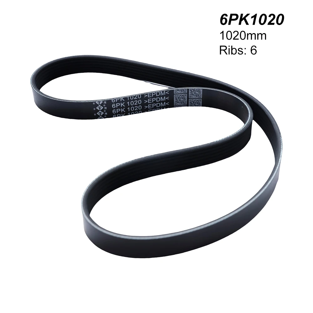 6PK1020 PK V-Ribbed Belt For VW GRAN LAVIDA 1.4T 2012- SKODA KAMIQ 1.5L 2017- GT HAVAL CUV 2.8TDI 2005-2009 Car Accessories