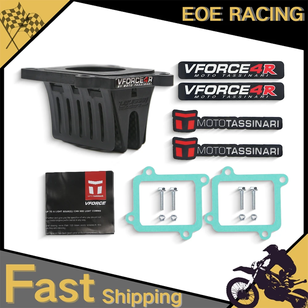 

V4R04 V-Force Motorcycle Reed Valve Vforce 4 Carbon Fiber For Yamaha Banshee 350 RX135 RXZ135 YZ125 DT175 RD350