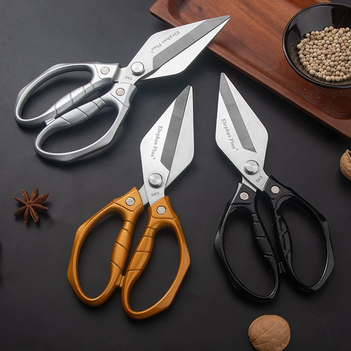 

Kitchen Scissors Heavy Duty for Chicken Bones,Food Grade Stainless Steel Household Poultry Fish Shears,Multi-Purpose Sharp Tool