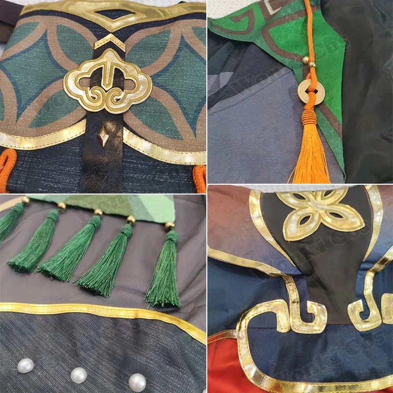 

♥ Новый игровой костюм-парик 2025 года: наряд для косплея Ли Юэ Цзямин из игры Genshin Impact для вечеринок и карнавалов # 1 # W ★ Домик медведя