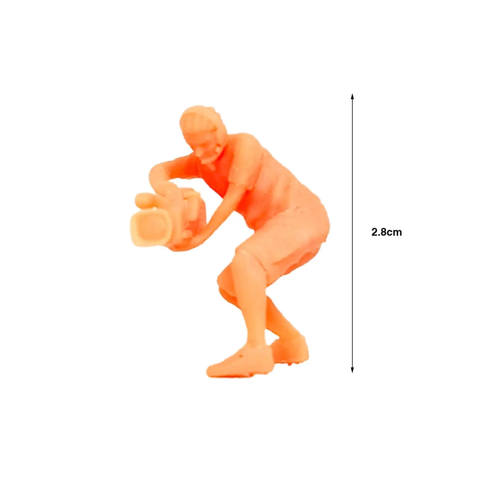 Figurine l'inventaire en résine peinte à la main, modèle de personnes minuscules, ornement de table de sable, 1/64