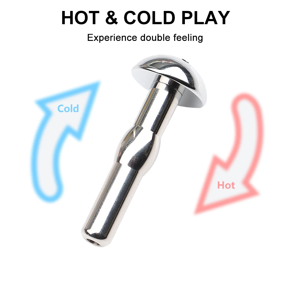 Stainless Steel Hollow Urethral Plug Insert Sounding Rod Penis Plug Urethral Dilators Catheter Male Mastuburator Adult Sex Toys