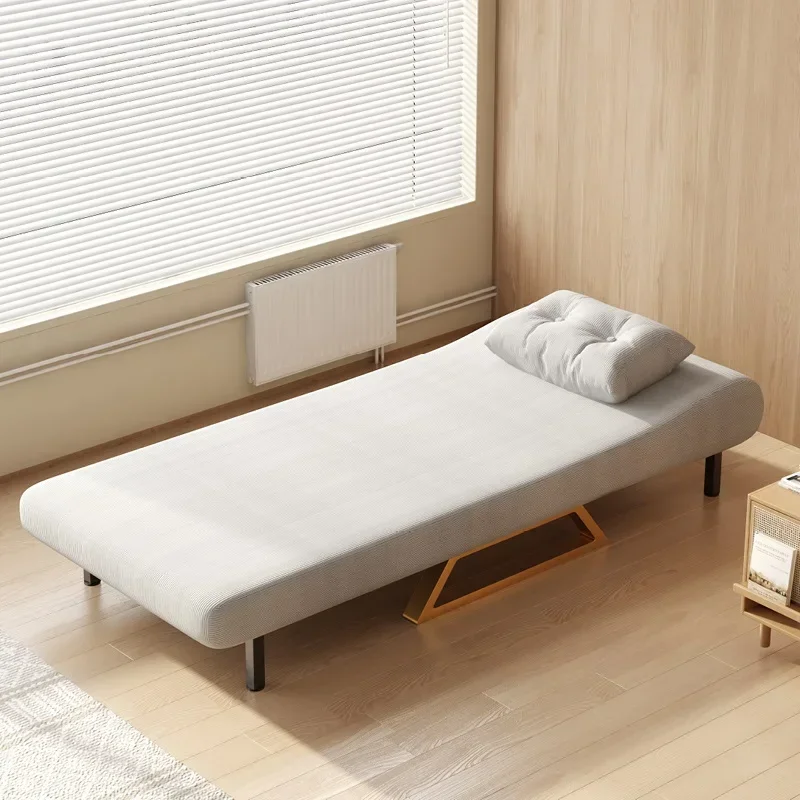 Sofá cama plegable minimalista moderno, unidad pequeña, doble uso, multifuncional, sala de estar, sala de estar, sofá cama telescópica