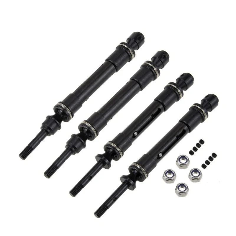 Steel CVD Front Rear Drive Shaft Assembly Heavy Duty for 1/10 Traxxas 4X4 SLA017 SLA018 Slash  Rustler VXL Stampede Car Parts