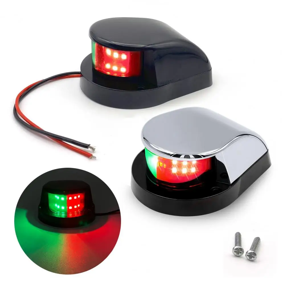 

LED Boat Navigation Light Waterproof Yacht Light Small Boat Lights 12V Marine Ship Power Boat Light Red Green Signal Lamp