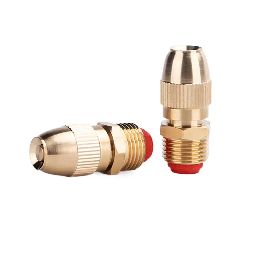 Spray Adjustable Atomizing Sprinkler Nozzle Brass Misting Nozzle Drip Irrigation Garden Watering