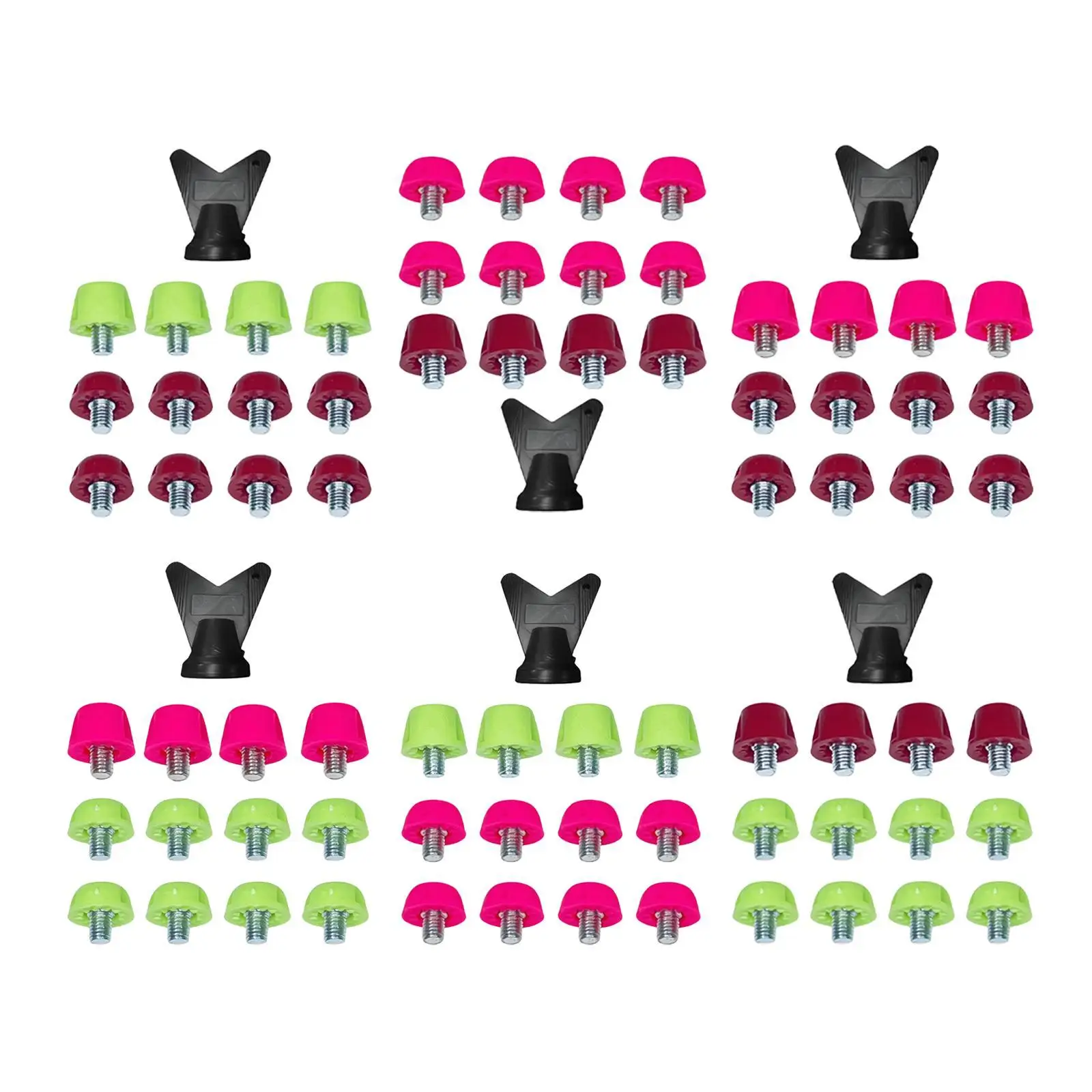 

Football Boot Studs Anti Slip Thread Screw 5mm Dia Firm Ground Professional Nylon Rugby Studs Soccer Studs Football Shoe Spikes