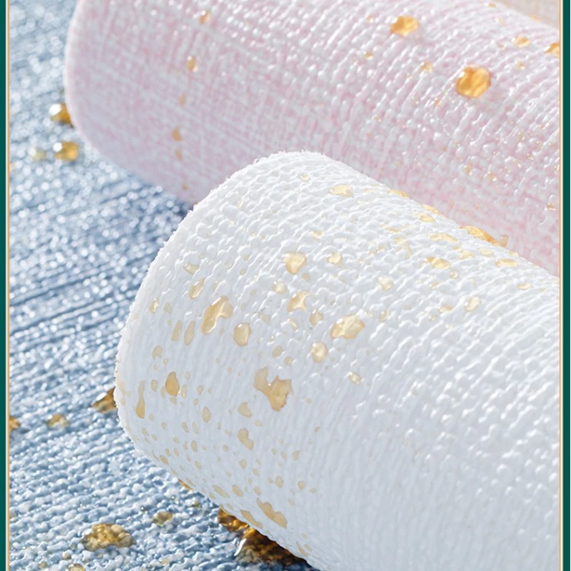 

Thickened Foam Wall Stickers 2 Rolls Solid Color Moisture-proof Wallpaper Living Room Bedroom Dormitory Warm Wallpape Decoration