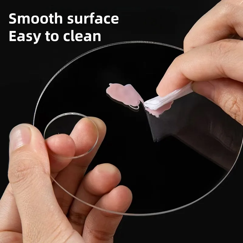 Round Square Transparent Acrylic Makeup Foundation Make-up Palette Color Beauty tool Easy To Clean