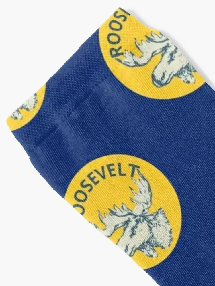 Teddy Roosevelt Bull Moose Party Socks winter new year christmas stocking sheer Boy Child Socks Women's