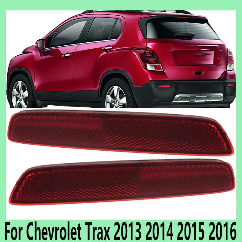 Refletor de para-choque para Chevrolet Trax 2013 2014 2015 2016 Luzes traseiras de carro Luzes reversas 22950587