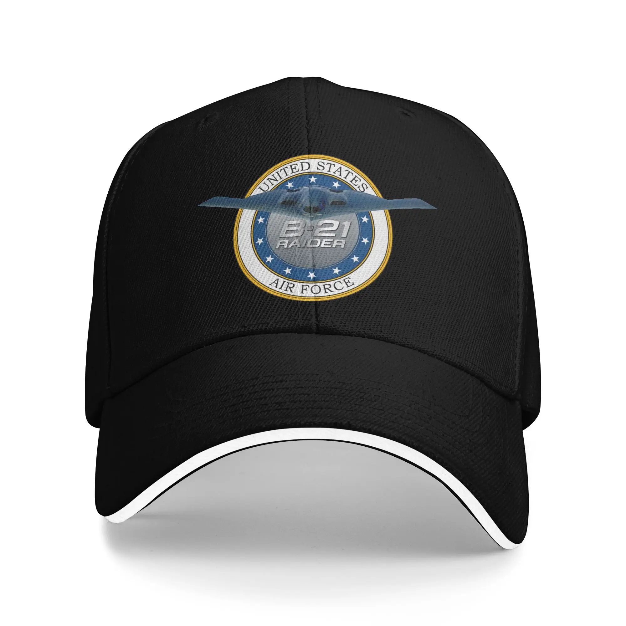 B-21 Raider Stealth Next Gen US Air Force Aircraft Sun Baseball Cap Summer Hip Hop Hats For Women Baseball Caps