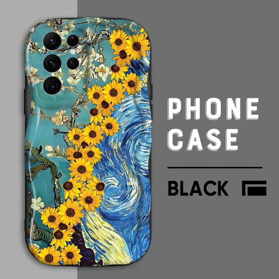 Coque De TéLéPhone Souple Van Gogh Sunflowers Pour Samsung Galaxy S23+ S20 S25 Ultra S24 Plus S24+ S21 S22 S23 Fe