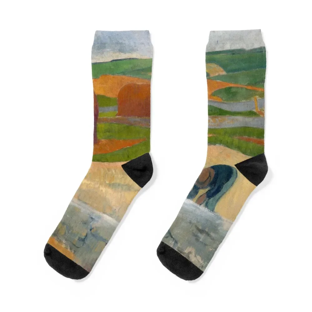 

Seaweed Gatherer - Le ramasseur de goémon by Paul Sérusier Socks hiphop New year's Socks Women's Men's