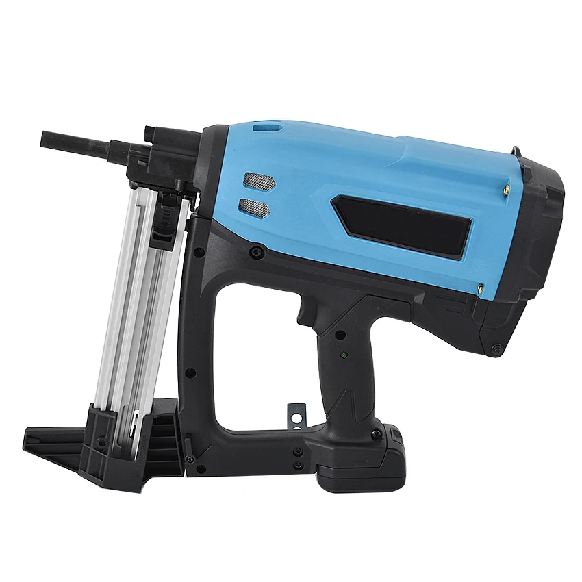 GSN50 ไฟฟ้าเล็บปืนประตูและWindowsคอนกรีตNailerไร้สายกรอบStaple Gun Lน้ำหนักแบบพกพาพลาสติกกรณี