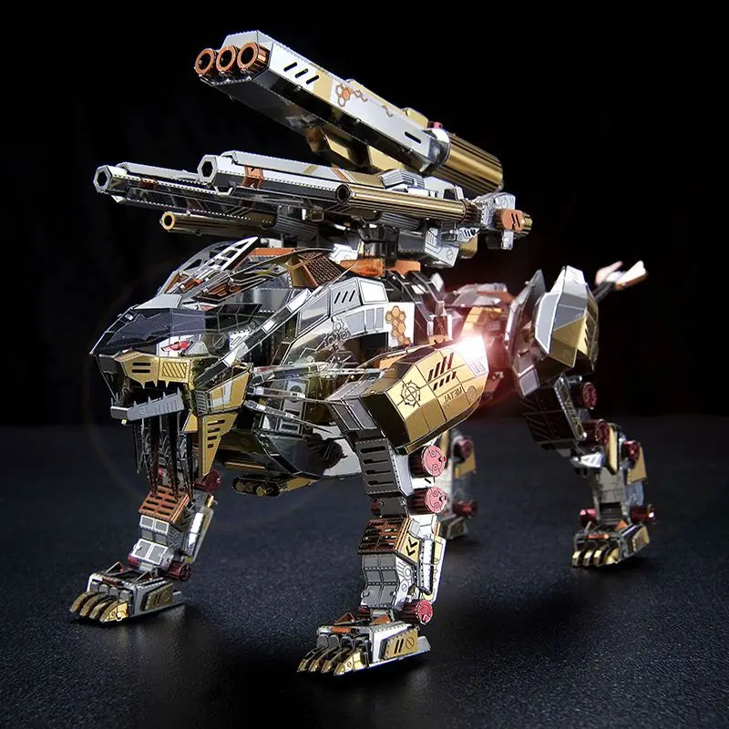 

Roaring Lion 3diy metal three-dimensional puzzle model difficult to assemble puzzle toys gifts