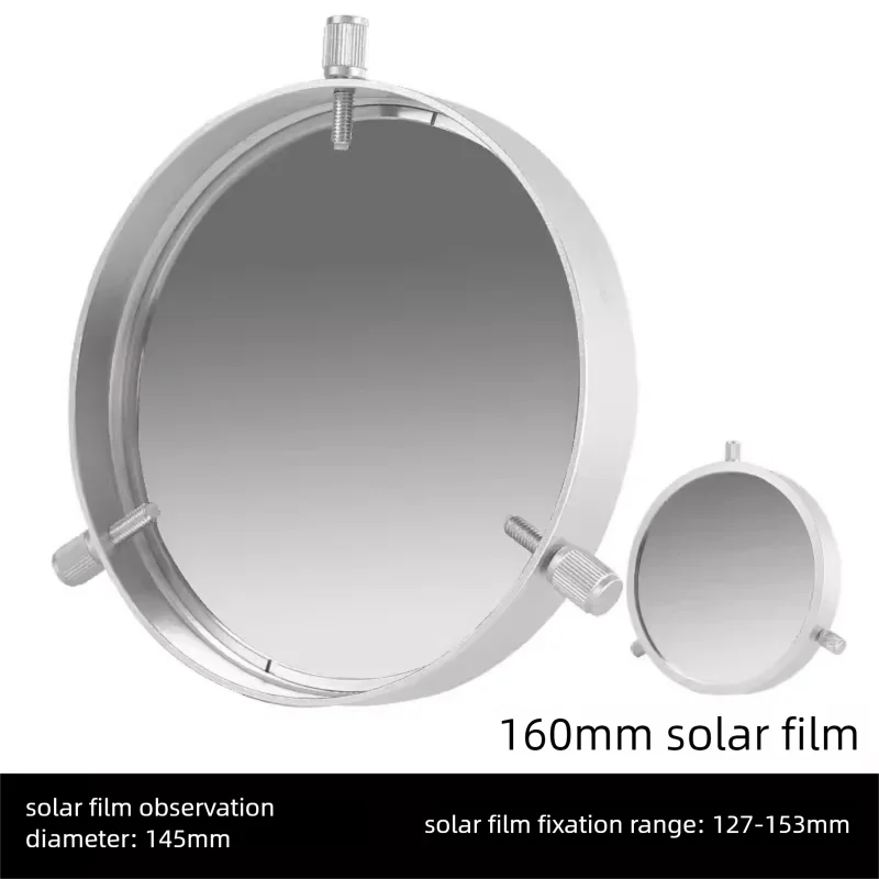 Angeleyes Sonnenfilter für Sonnenfinsternisse und Sonnenfleckenbeobachtung, kompatibel mit 80-250mm Teleskopen