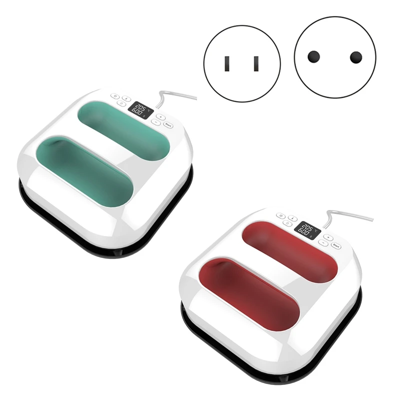 

Square Heat Press Machine T-Shirts Printing DIY Iron On HTV Vinyl Sublimation Paper For Clothes Bags Hat US Plug-A Easy To Use