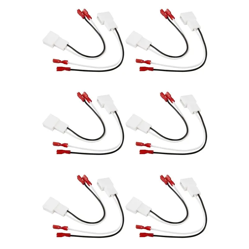 12X 72-8104 Car Speaker Connector Harness Adapter For TOYOTA Camry 4 Runner Tacoma- SCION And More