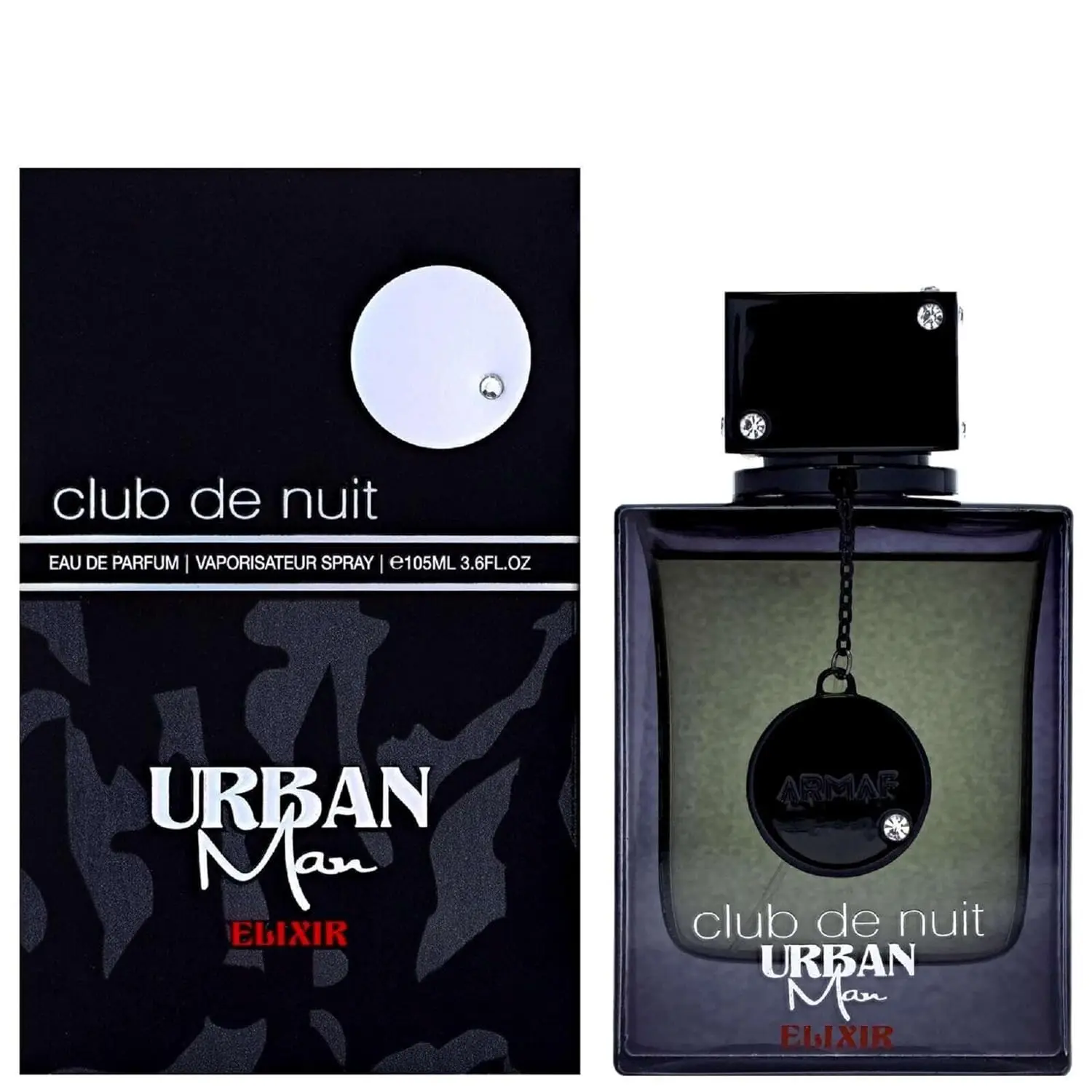 Armaf Club De Nuit Urban Man Elixir للرجال بخاخ Eau de Parfum، 3.6 أونصة مثالي لـ Gitf #2