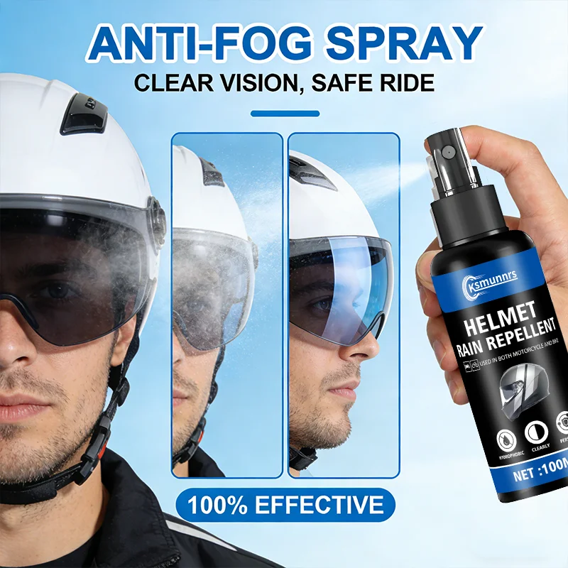 Motorcycle clean Glass Anti Fog Spray Agent Car Window Long-lasting Effect Car Care Defogging Products Auto Mirror Hydrophobic