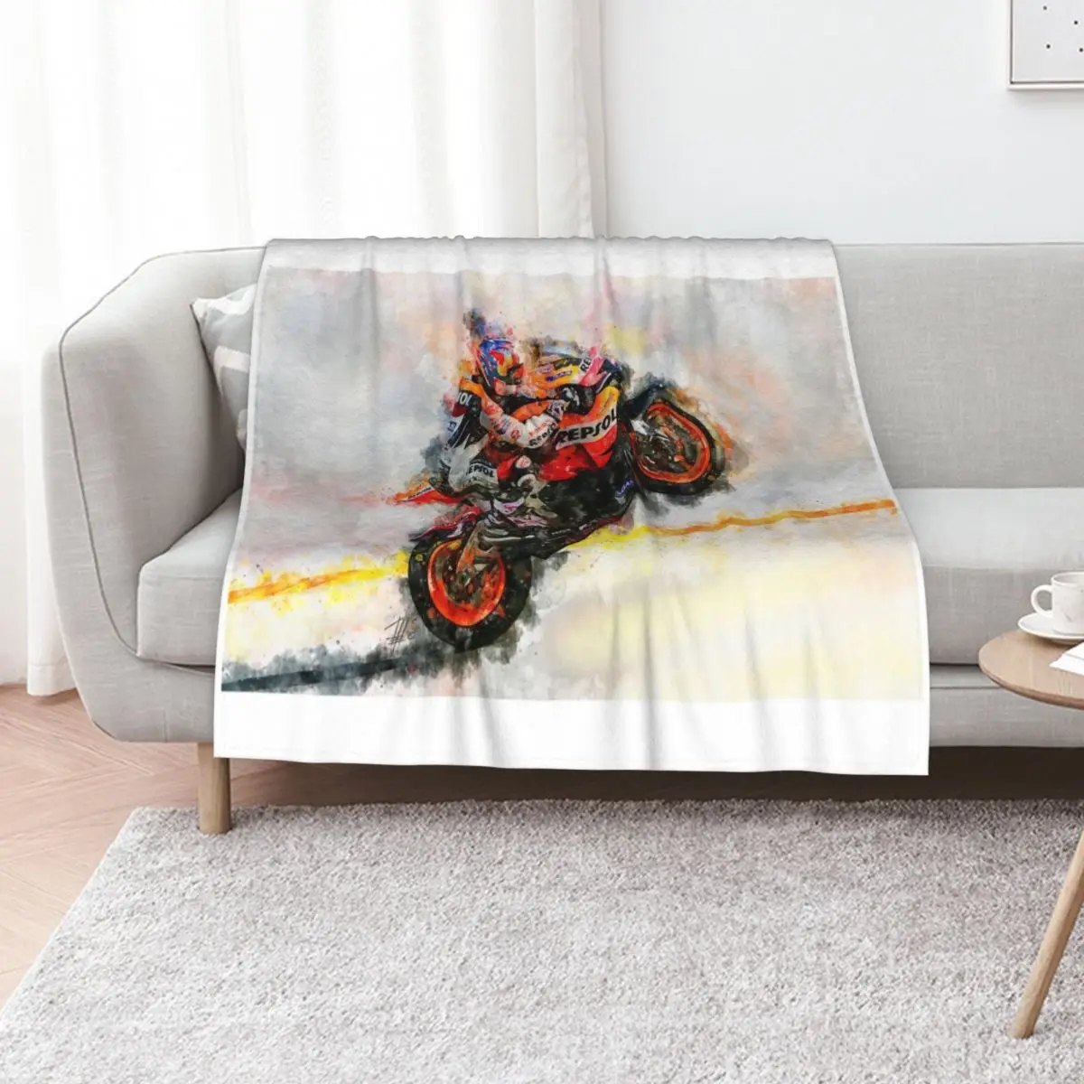 

Nicky Hayden Throw Blanket anime Blankets For Baby Sofa Quilt Extra Large Throw Blankets