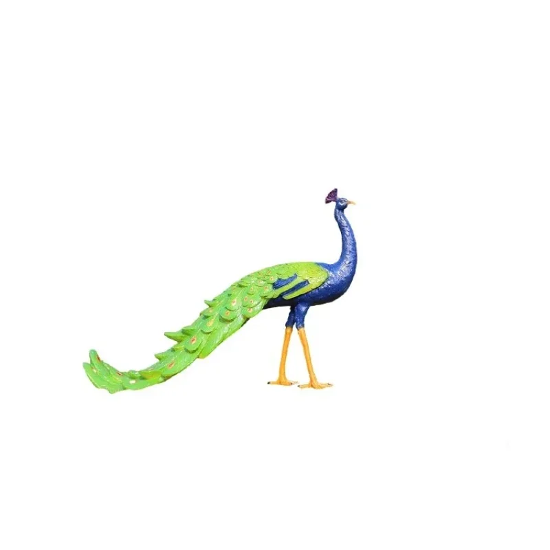 

Realistic size resin peacock garden sculpture modern luxury design