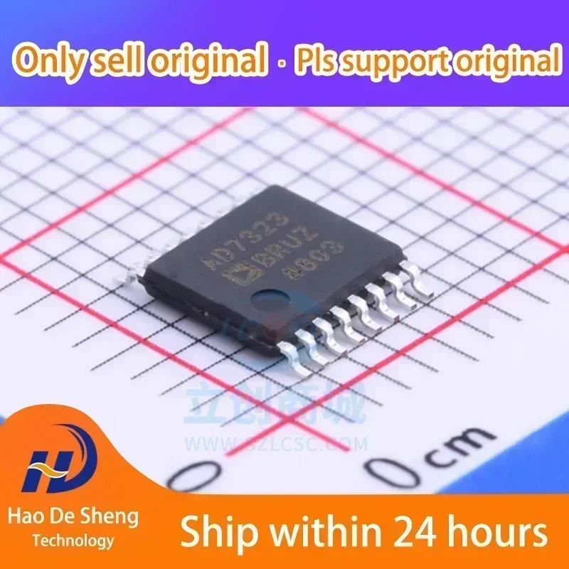 

10 шт./лот AD7323BRUZ AD7323BRU AD7323 TSSOP-16, новый, оригинальный, в наличии