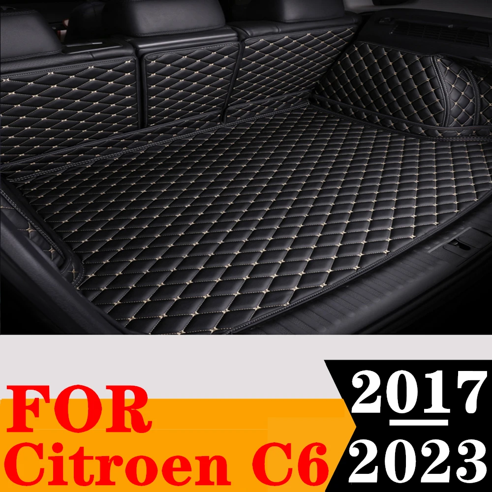 

Полный Комплект ковриков для багажника автомобиля для Citroen C6 2023 2022 2021 20 2019 2018 2017