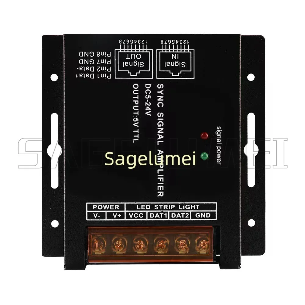 NEW Part/Main control Wireless Bluetooth SPI Music Controller Network Port Synchronization SPI RGB Music Controller Kits DC5-24V