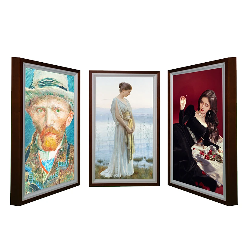 43 inch high-definition LCD frame screen with lossless gamma anti glare and one click screen replacement