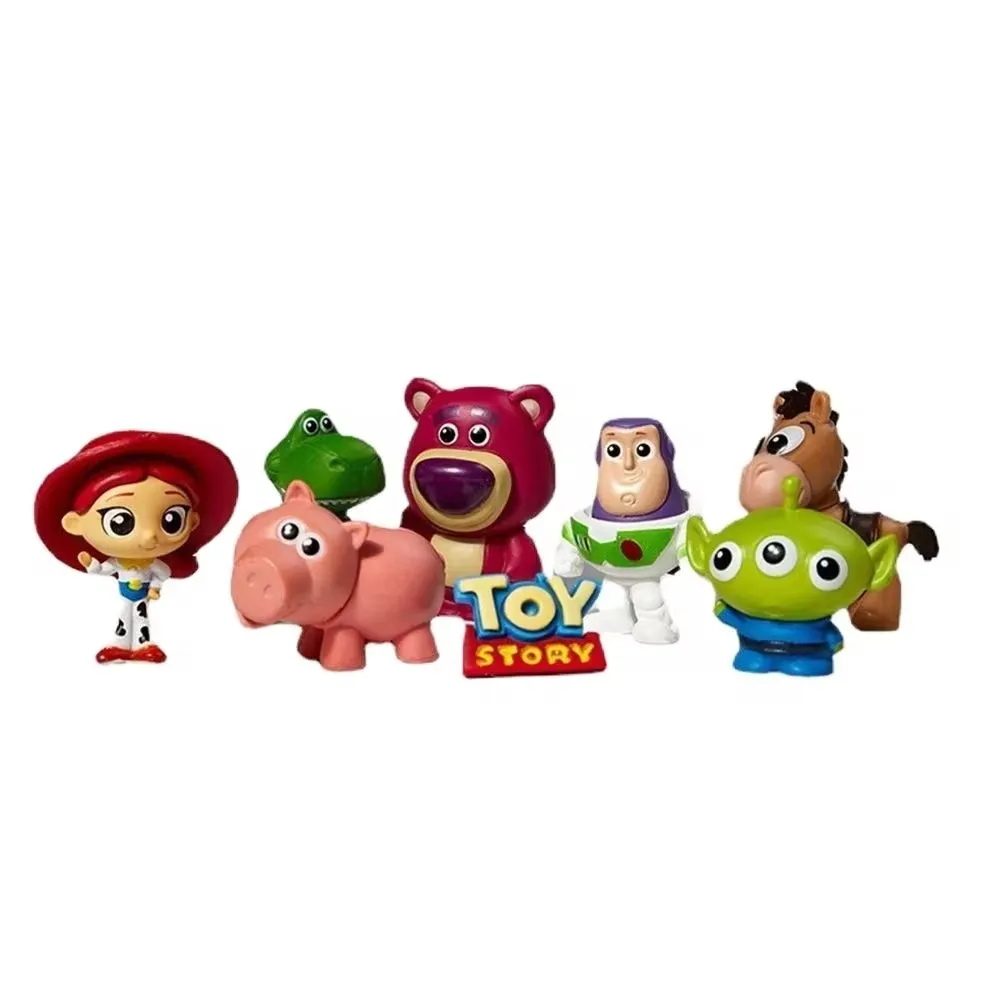 MINISO Disney Toy Story Buzz Lightyear Anime dessin animé 3D poupée modèle chaussure boucle mode breloques sandales accessoires