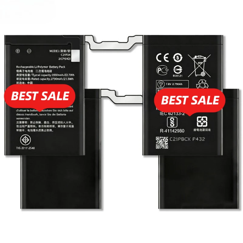 C21P2401 for ASUS ROG Phone 9 Pro Phone Battery 0Cycle High Quality Capacity Battery Replacement Bateria Grade A Cell with Tools