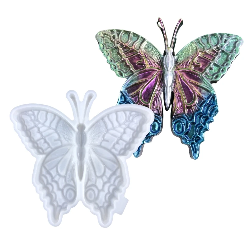 

Fast Reach Handmade Butterfly Resin Craft Supplies Sturdy Silicone Mold Home Decoration