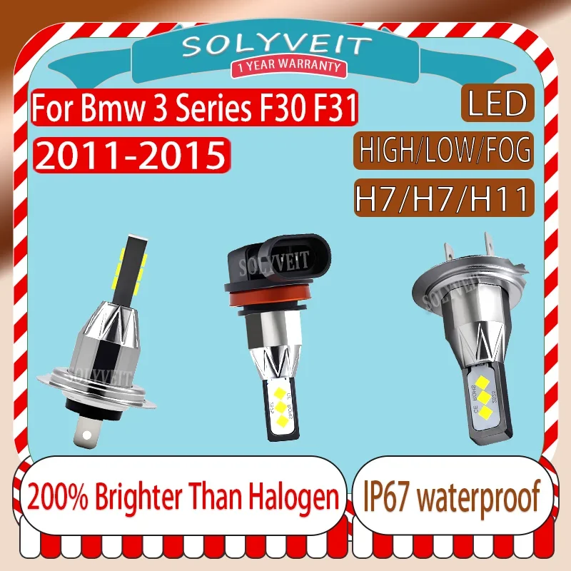 

Power Saving Plug N Play Simple Installation H7 H7 H11 LED Headlight foglight For Bmw 3 Series F30 F31 2011 2012 2013 2014 2015