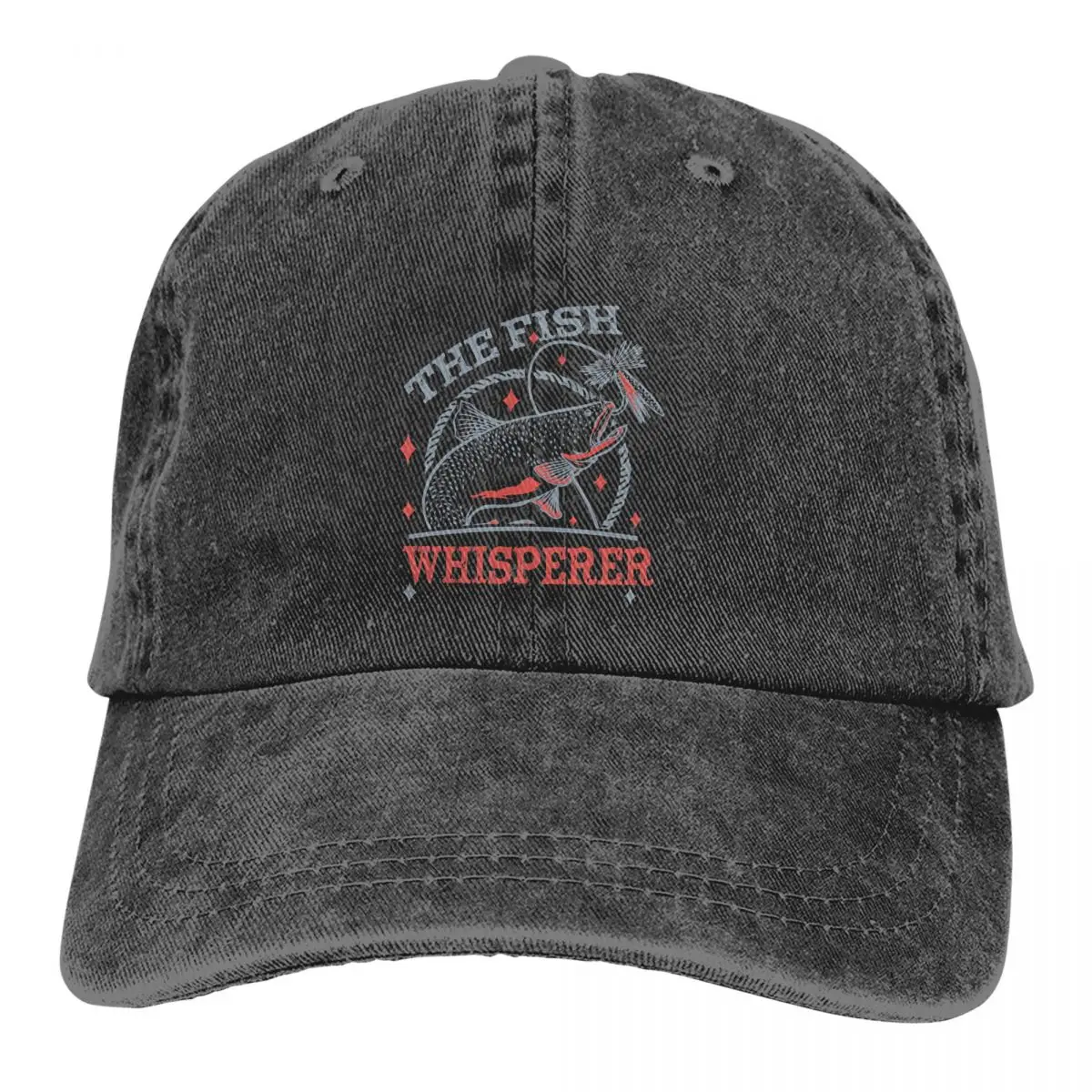 

The Fish Whisperer Baseball Cap Men Hats Women Visor Protection Snapback Fishing Caps