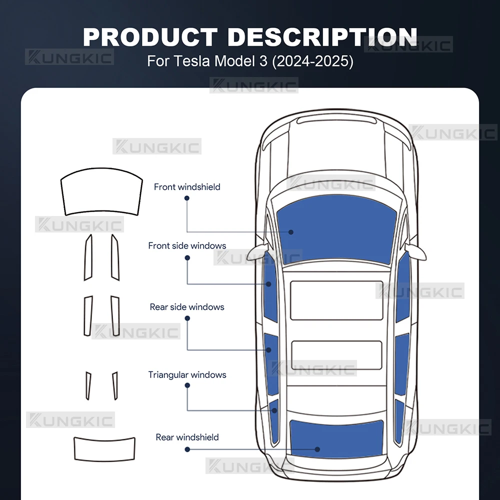 For Mercedes Sprinter 2024 Pre-Cut Car Window Privacy Tint Film Auto Sticker Foils ceramic solar UV Protector films Accessories