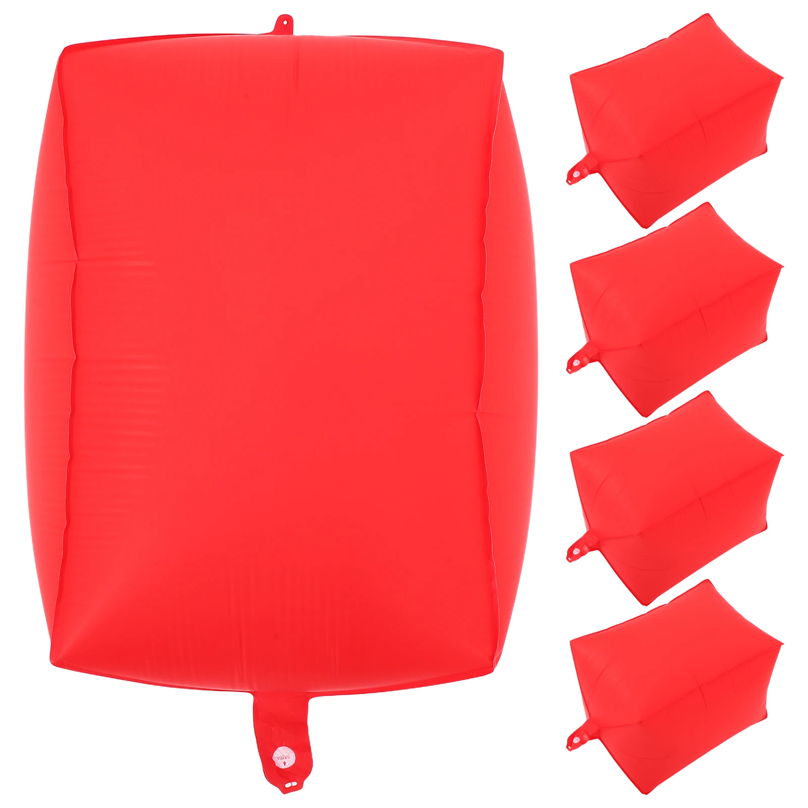 

5pcs Inflatable Wishing Lamp Balloons Writable Square Balloon For Party Decorations For Birthday Wedding And Celebrations
