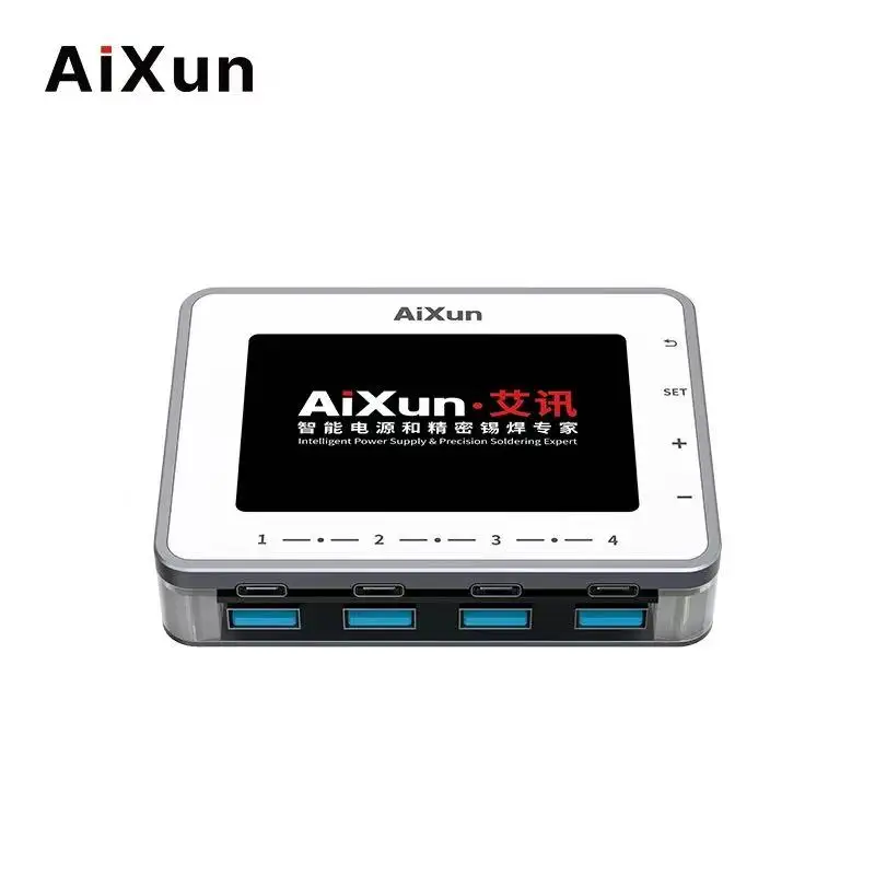 AIXUN PF26 Intelligent Multi-Channel Fast Charger, Strong Power, 260W, Support Phones, Watch, Headphone,For iPad, Notebook