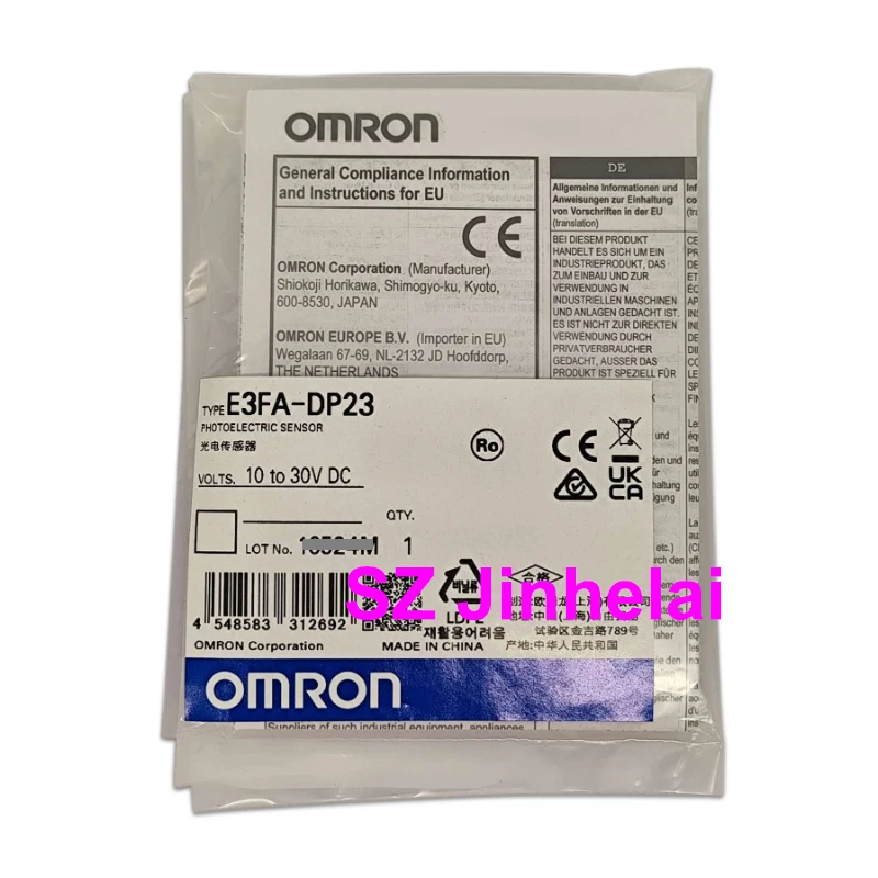 Autentico sensore interruttore fotoelettrico originale Omron E3FA-RP21 E3FA-DP23 E3FA-DP24