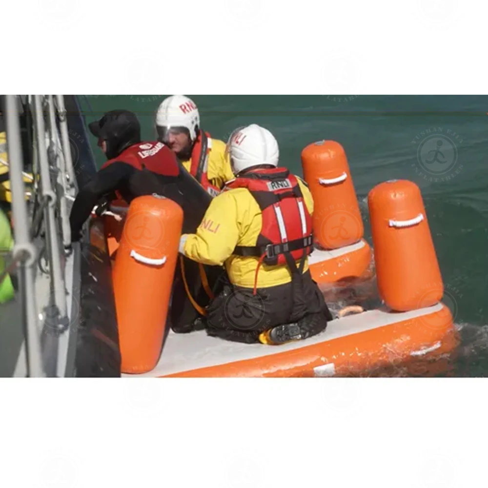 Inflatable Sea Stairs Life Raft for Maritime Emergency Rescue Essential for Safe Passage in Hazardous Situations