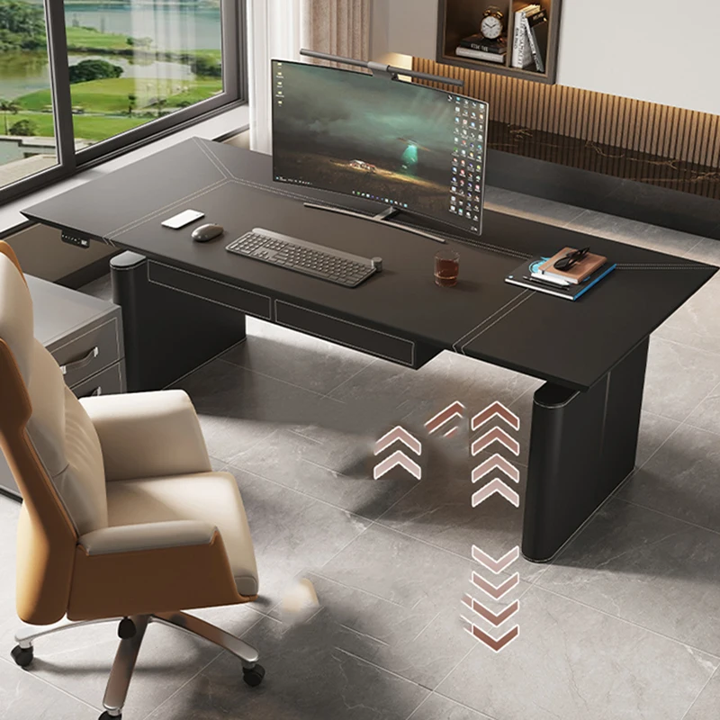 Nail Computer Conference Desk Lap Work Executive Office Study Reception Desk Writing Modern Table Pour Ordinateur Home Furniture