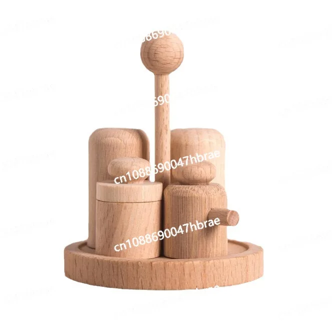 

New Western-style Kitchen Log Playhouse Toy Pots and Pans Tableware Combination Game Gadget Set Wholesale