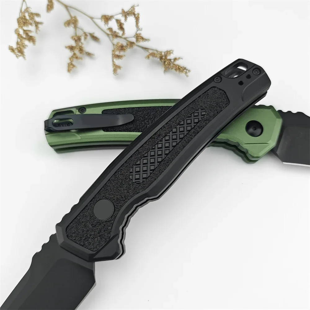 Imagem -04 - Outdoor Caça Folding Pocket Knife Ferramentas de Autodefesa Camping e Pesca Tanto Blade Aluminum Handle ks 7105 au to Cpm-m4