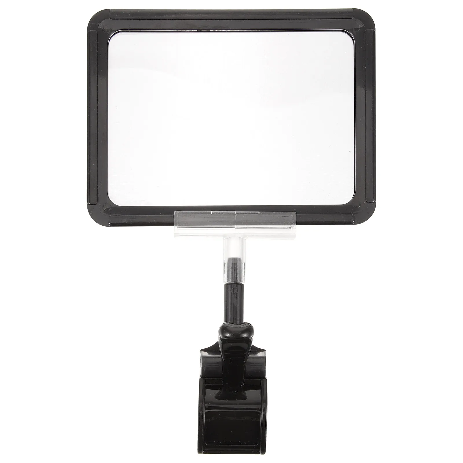 

Clip on Sign Holder Adjustable Plastic Display Clip for Store Counter Shelf Price Tag Holder Label Organizer File Folder