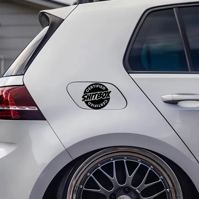 Fashion SHITBOX CERTIFIED Car Sticker Auto Body Bumper Window Motorcycle Laptop Walls Vinyl Film Decal Car Tuning Accessories view 4