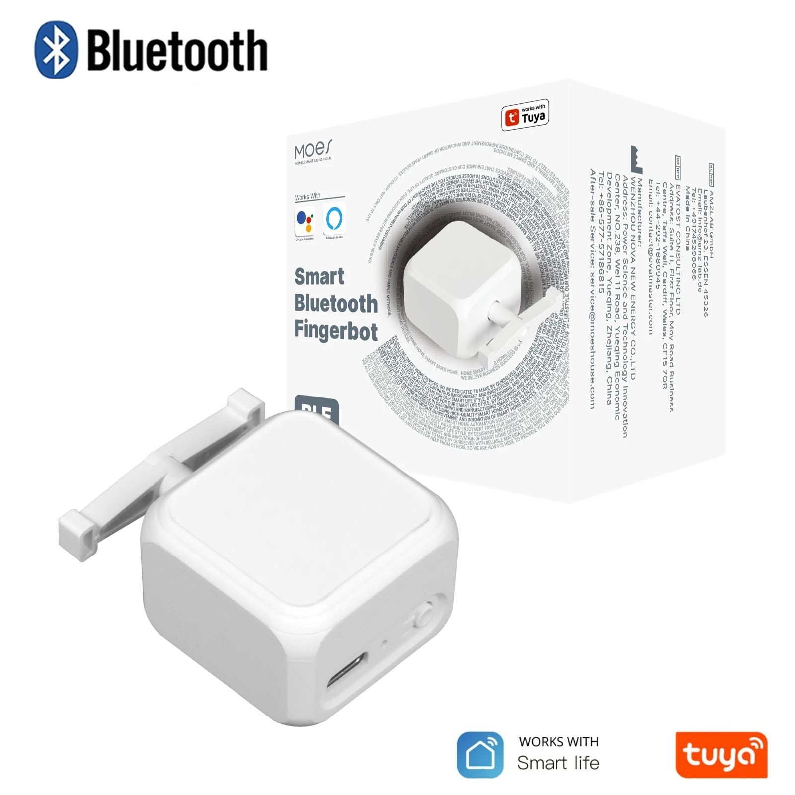 

2015 Tuya Bluetooth Fingerbot Robot Button Rocker Switch Remote Controller Press Robot Support Google Home Alexa Voice Assitant