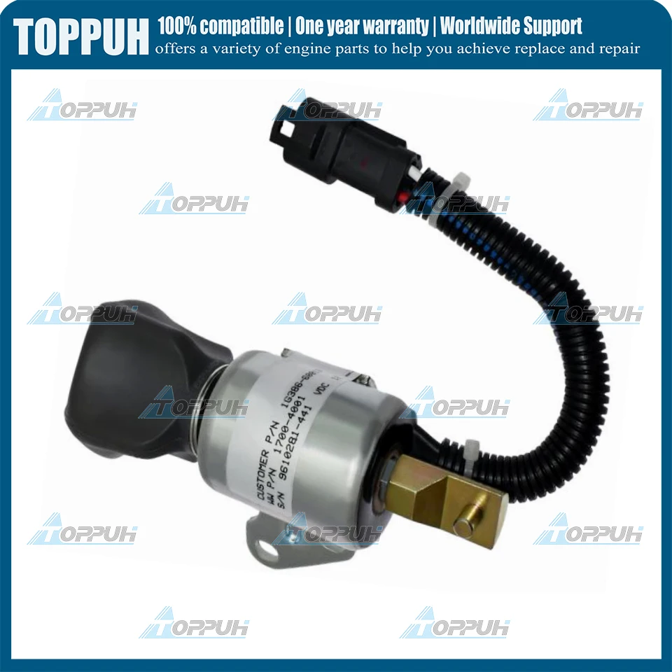 

12V 1756ES-12SUCB1S5 Solenoid Valve for Kubota 1G386-60012 1700-4001