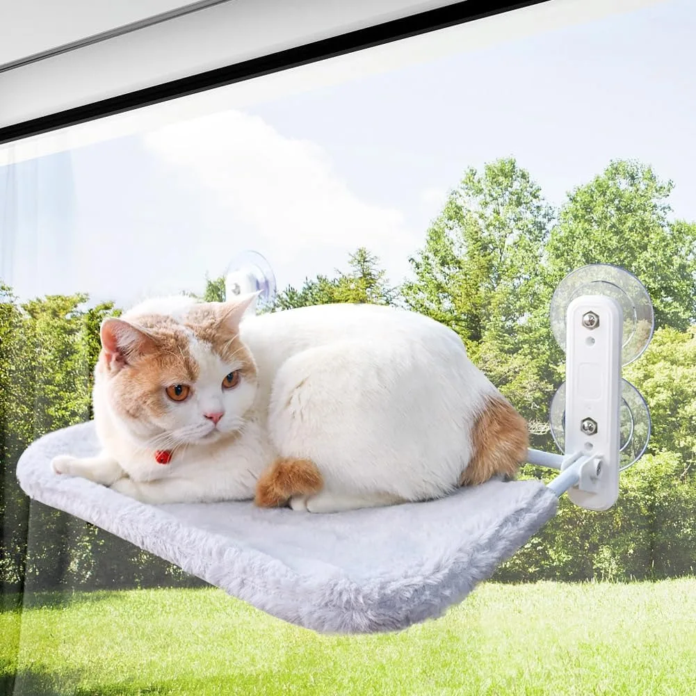 

Cozy Cat Hammock - Easy to Install Durable Hanging Bed for Cats and Kittens, Space-Saving Design