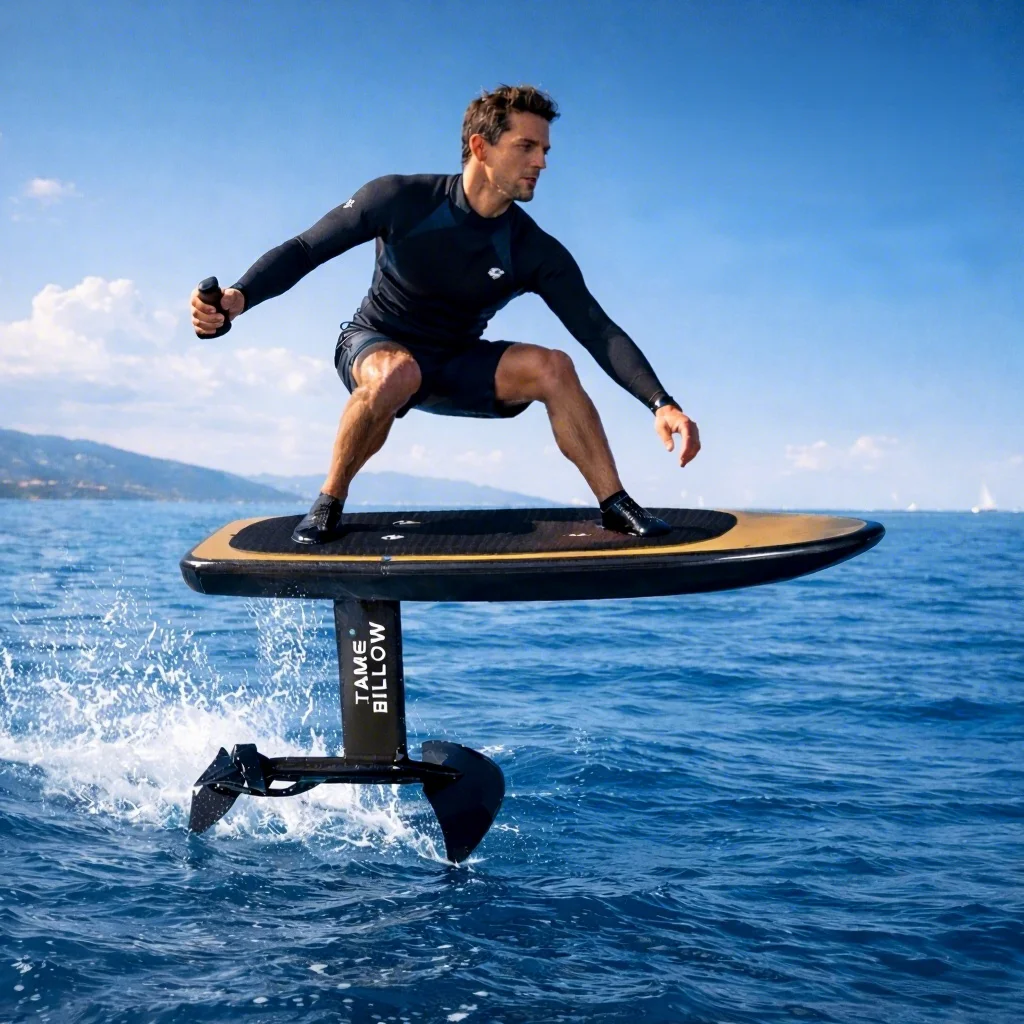 High Performance Electric Hydrofoil 8KW Carbon Fiber Efoil Surfboard With Remote Control For Expert Ocean Adventures